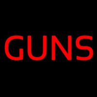 Guns Neonskylt