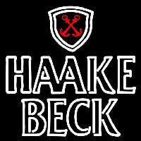 Haake Becks Logo Beer Sign Neonskylt