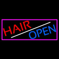 Hair Open Neonskylt