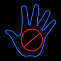 Hand Neonskylt