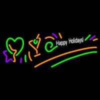 Happy Holidays Neonskylt