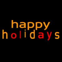 Happy Holidays Neonskylt
