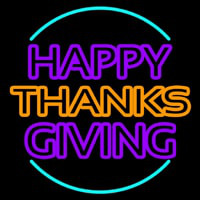 Happy Thanksgiving 1 Neonskylt