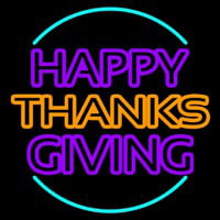 Happy Thanksgiving 1 Neonskylt