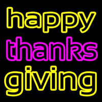 Happy Thanksgiving 1 Neonskylt