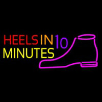 Heels In 10 Minutes Neonskylt