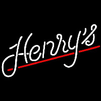 Henrys Logo Beer Sign Neonskylt