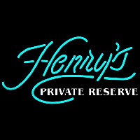 Henrys Private Reserve Beer Sign Neonskylt