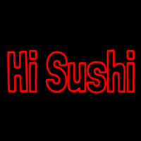 Hi Sushi Neonskylt