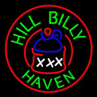 Hill Billy Haven Neonskylt