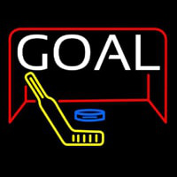 Hockey Goal Neonskylt