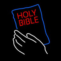 Holy Bible Neonskylt