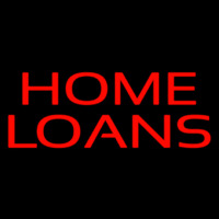 Home Loans Neonskylt