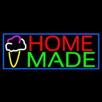 Home Made Ice Cream Cone Neonskylt