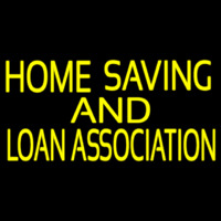 Home Saving And Loan Association Neonskylt