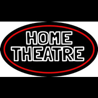 Home Theatre With Border Neonskylt