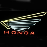 Honda Butik Öppet Neonskylt