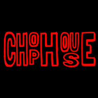 Horizontal Red Chophouse Neonskylt