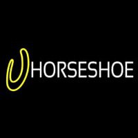 Horse Shoe Block Logo Neonskylt