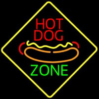 Hot Dog Zone Neonskylt