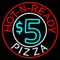 Hot N Ready Pizza Neonskylt