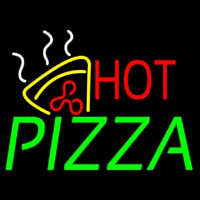 Hot Pizza With Pizza Neonskylt