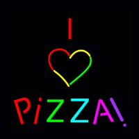 I Love Pizza Neonskylt