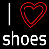 I Love Shoes Neonskylt