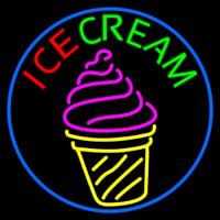 Ice Cream Cone Image Neonskylt