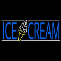 Ice Cream Cone In Between Neonskylt