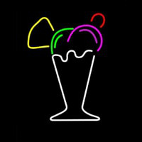 Ice Cream Glass Neonskylt