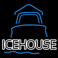 Ice House Day Light House Beer Sign Neonskylt