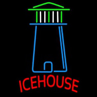 Ice House Light House Art Beer Sign Neonskylt