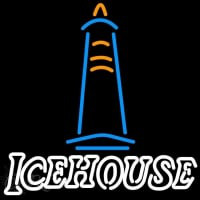 Ice House Light House Beer Sign Neonskylt