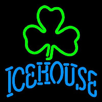 Icehouse Green Clover Beer Sign Neonskylt