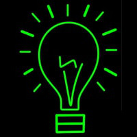 Idea Concept Bulb Neonskylt
