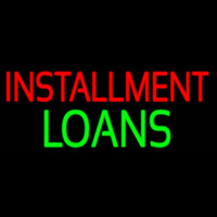 Installment Loans Neonskylt