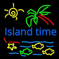 Island Time Neonskylt