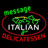 Italian Delicatessen Neonskylt