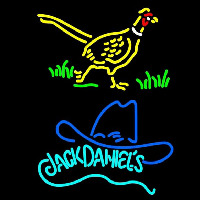 Jack Daniels and Pheasant Neonskylt