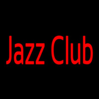 Jazz Club In Red Neonskylt