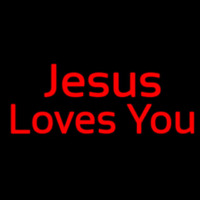 Jesus Loves You Neonskylt