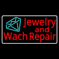 Jewelry And Watch Repair Turquoise Diamond Logo Neonskylt