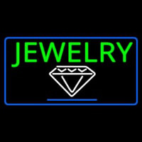 Jewelry Block Diamond Logo Neonskylt