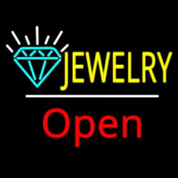 Jewelry Logo Open Neonskylt