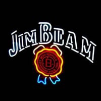 Jim Beam Öl Bar Öppet Neonskylt