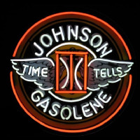 Johnson Gasoline Neonskylt