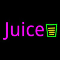 Juice & Glass Logo Neonskylt