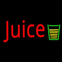 Juice With Glass Neonskylt