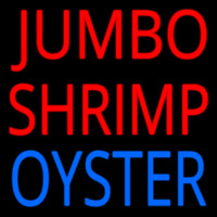 Jumbo Shrimp Oyster Neonskylt
